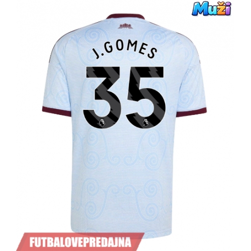 Lacne Muži Futbalové dres Aston Villa Joao Gomes #35 2026-27 Krátky Rukáv - Tretina